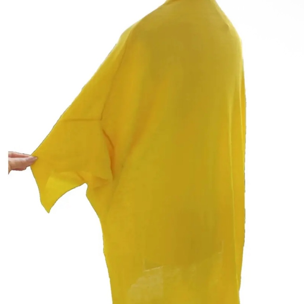 Marina Rinaldi Yellow Knit Cardigan NWT 14-16 oversized - Picture 6 of 16